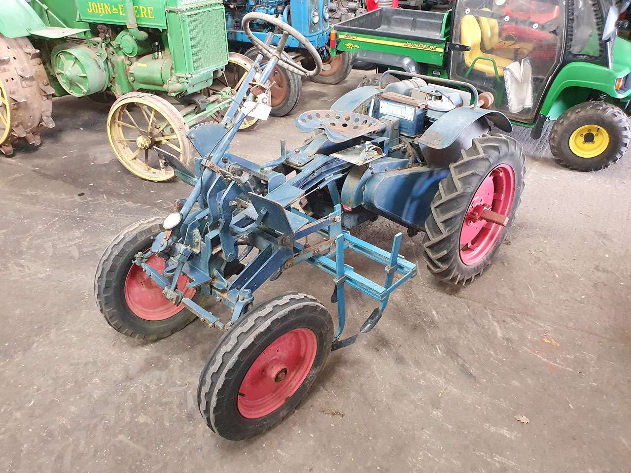 Garner vintage vineyard tractor