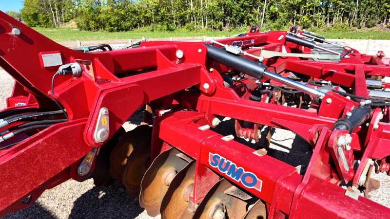 2007 Sumo Quatro 4m Trailed One Pass Cultivator, Used Agricultural