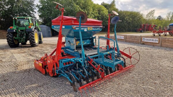 2019 Maschio 3m DMR 3000 Power Harrow / 2008 Sulky MP Combination Drill