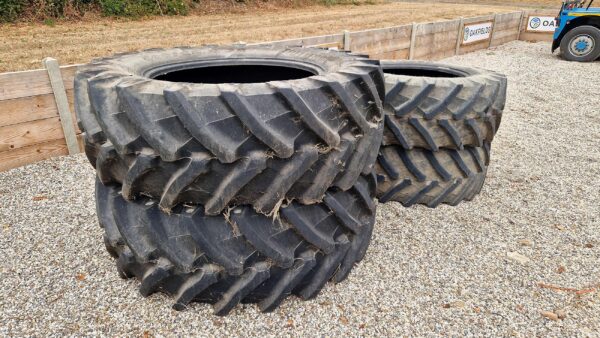 Used set of 600/65R38 & 480/65R28 Trelleborg tyres