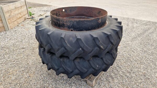 Pair of 13.6-38 Goodyear dual wheels