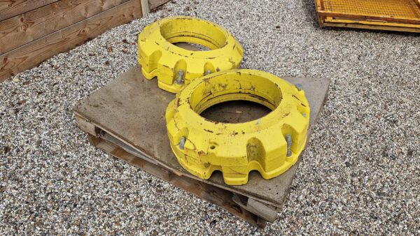 Pair of John Deere 205kg Wheel Weights